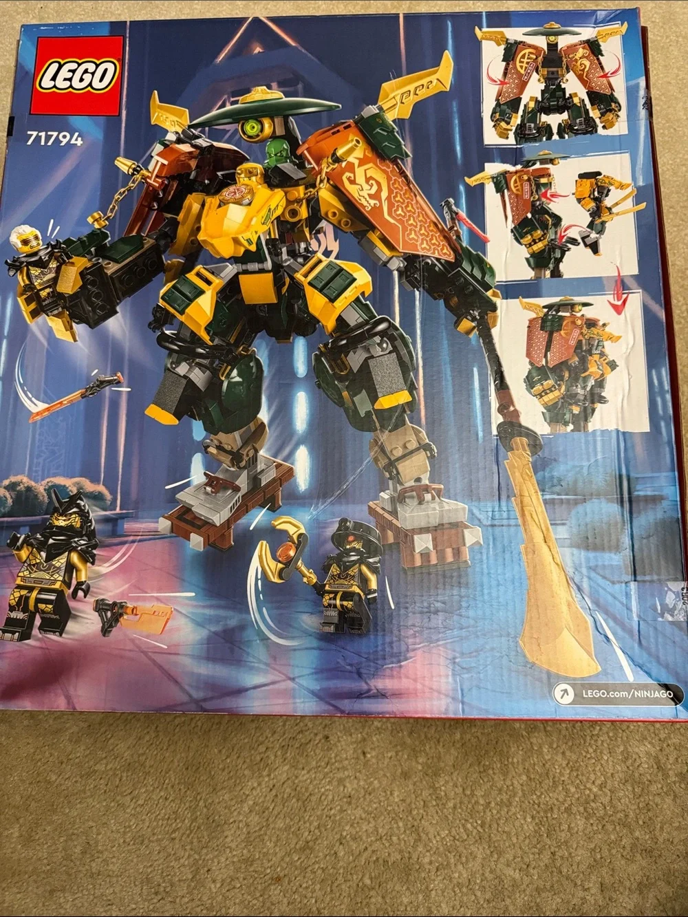 Lego Ninjago Dragons Rising Mech Pack - Green & Yellow